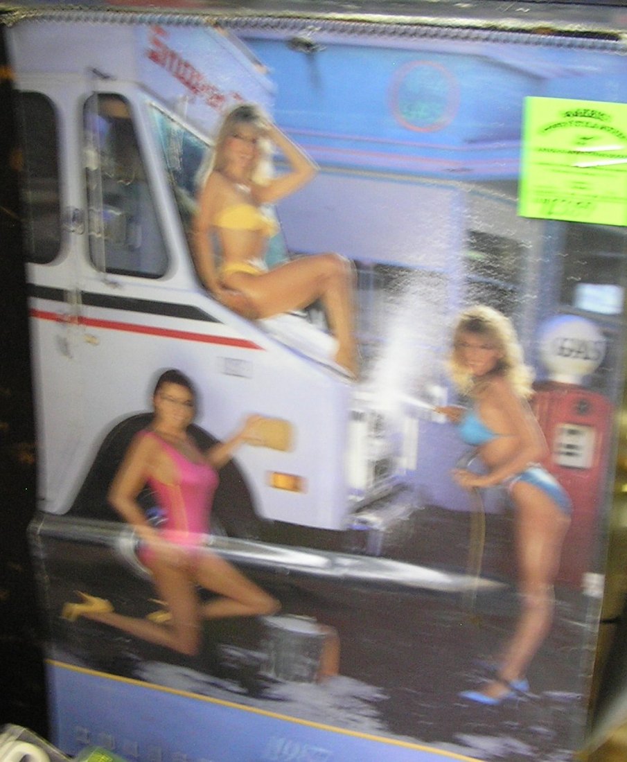 Vintage Snap on tool pin up calendar: Vintage Snap on tool pin up calendar est. value $30.00-$40.00