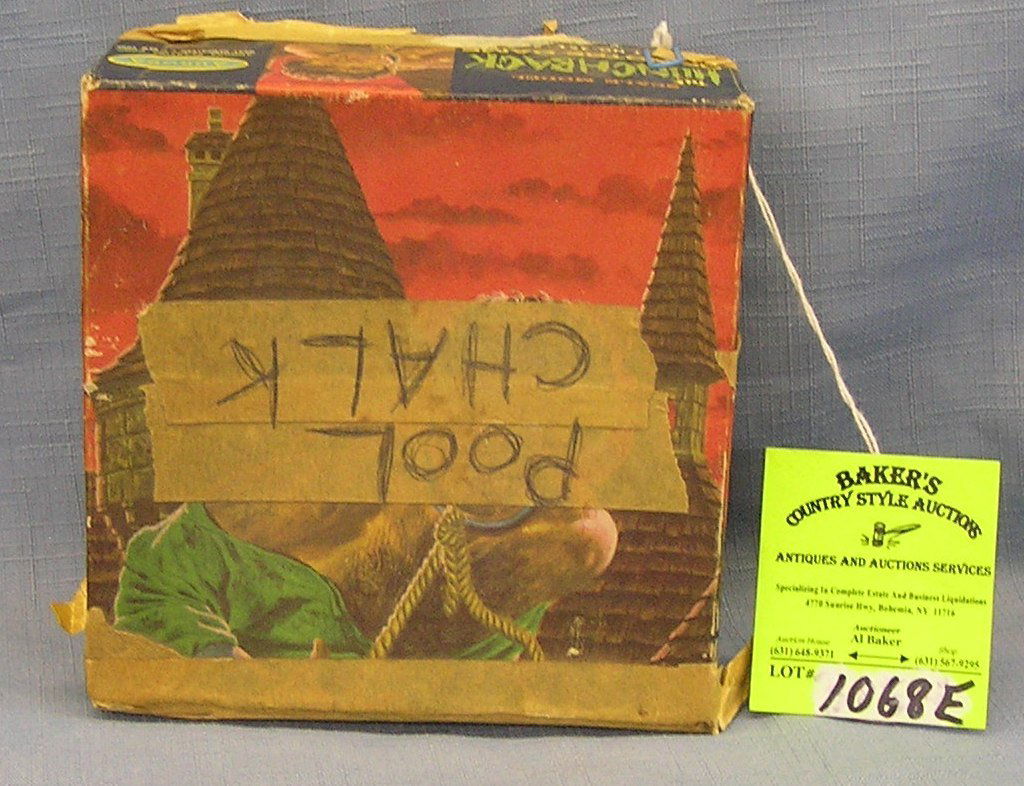 Vintage Aurora Hunchback of Notre Dame original model: Vintage Aurora Hunchback of Notre Dame original model kit box, box only, circa 1960's, old tape over, condotion as found est. value $15.00-$25.00