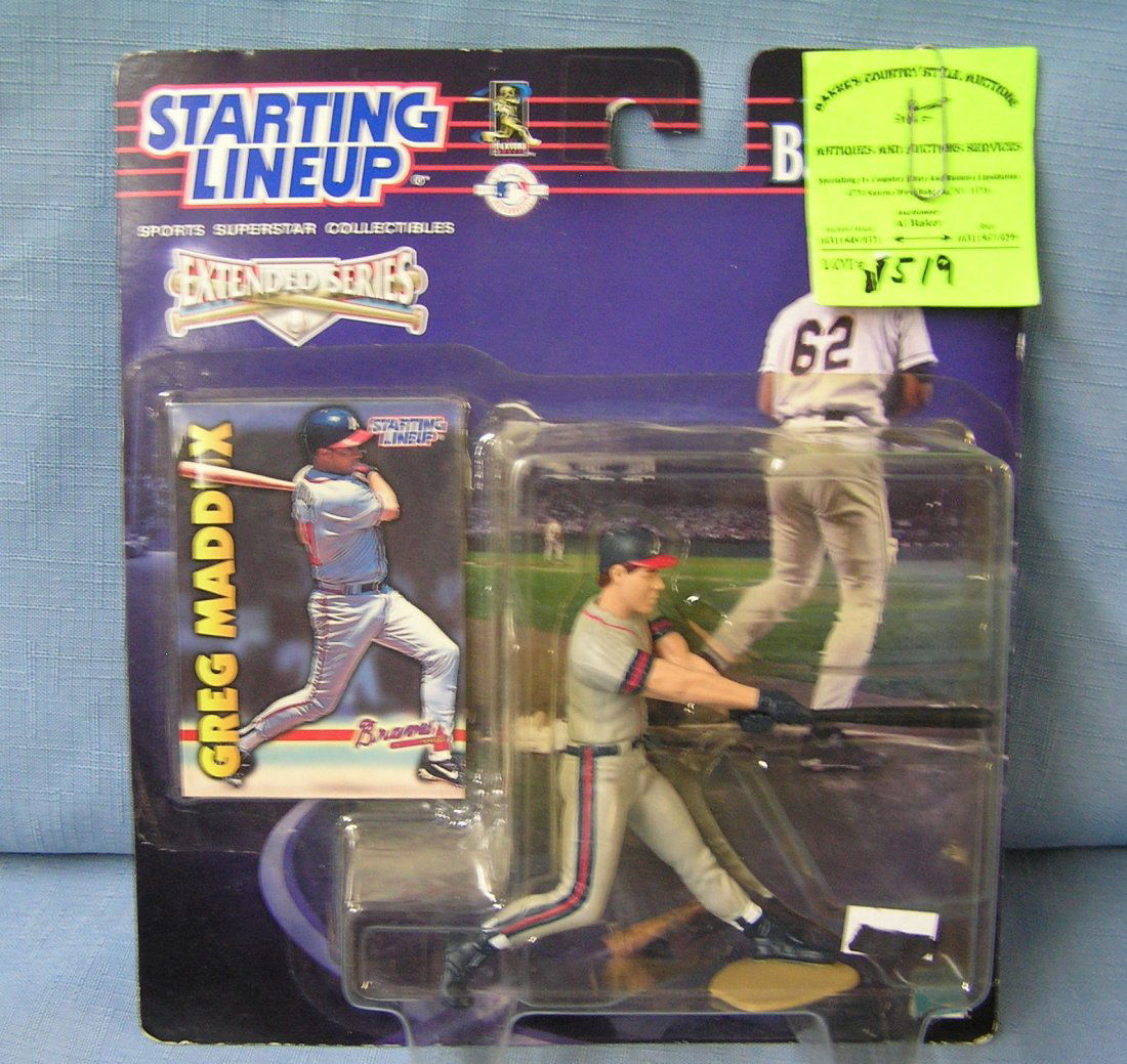 Vintage Greg Maddox baseball action figure: Vintage Greg Maddox baseball action figure mint on card $25.00-$30.00