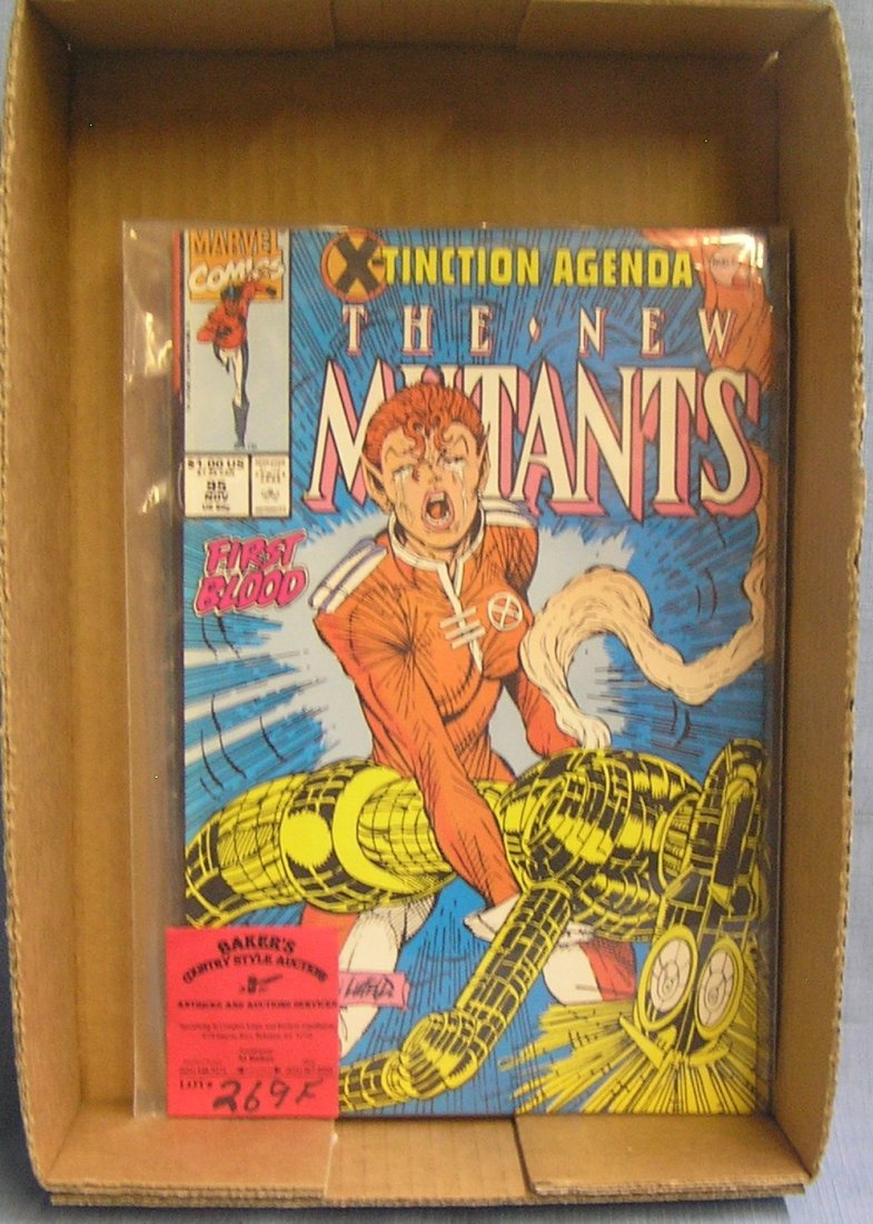 Group of vintage New Mutants comic books: Group of vintage New Mutants comic books mint old dealer store stock $35.00-$40.00