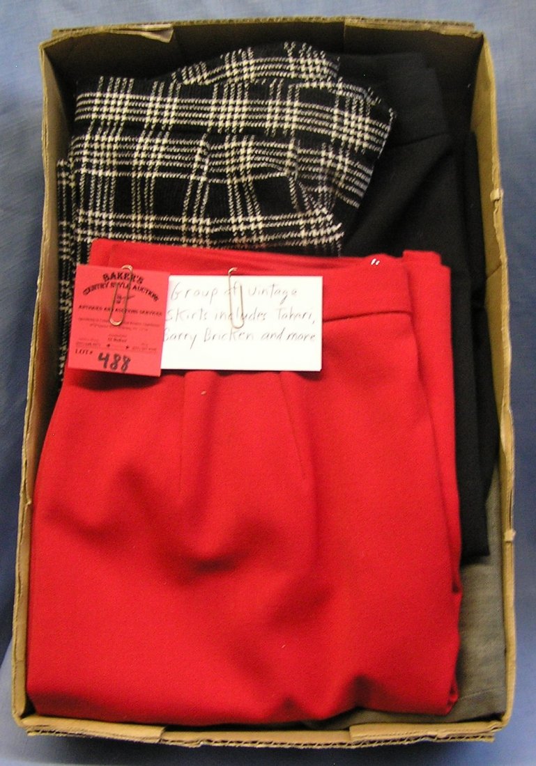 Vintage skirts includes Tahari, Barry Bricken and more: Group of vintage skirts includes Tahari, Barry Bricken and more est. value $50.00-$75.00