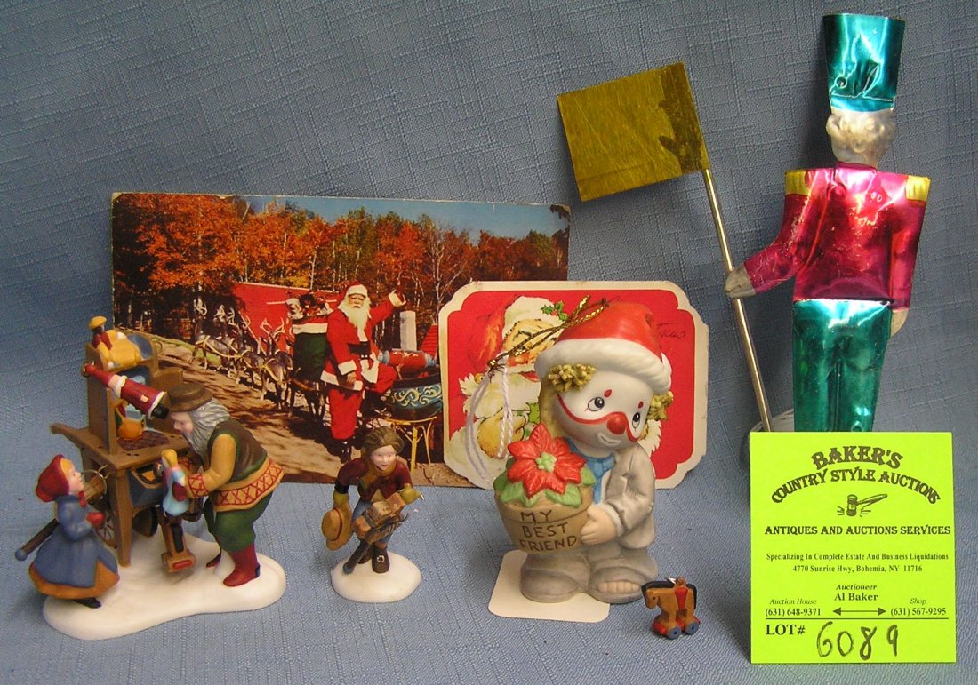 Group of vintage Christmas decorations: Group of vintage Christmas decorations $25.00-$30.00