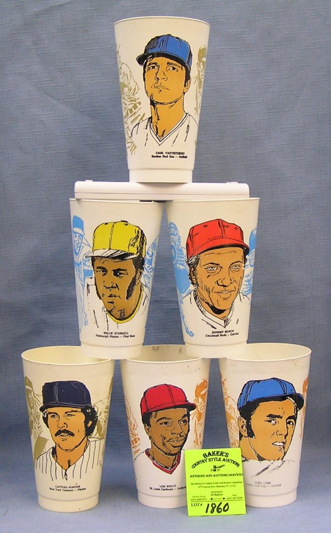 Group of early baseball all star cups: Group of early baseball all star cups est. value $60.00-$70.00