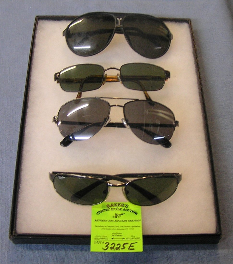 Group of vintage eyewear: Group of vintage eyewear including Ray Ban, Revo and more est. value $175.00-$200.00