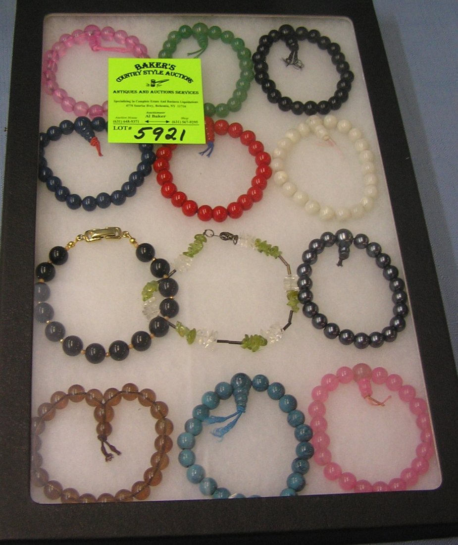 Collection of vintage beaded bracelets: Collection of vintage beaded bracelets $40.00-$60.00