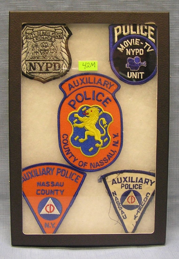 Group of vintage police patches: Group of vintage police patches est. value $65.00-$75.00