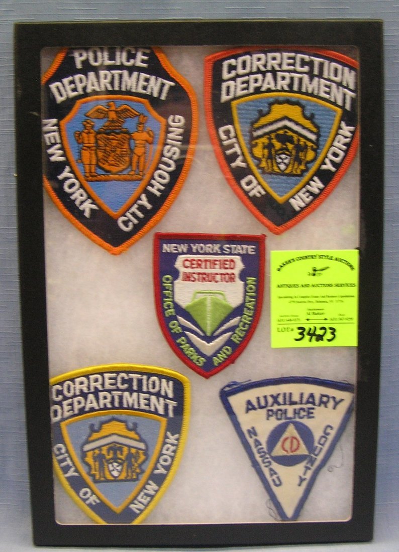 Group of vintage police patches: Group of vintage police patches est. value $65.00-$75.00