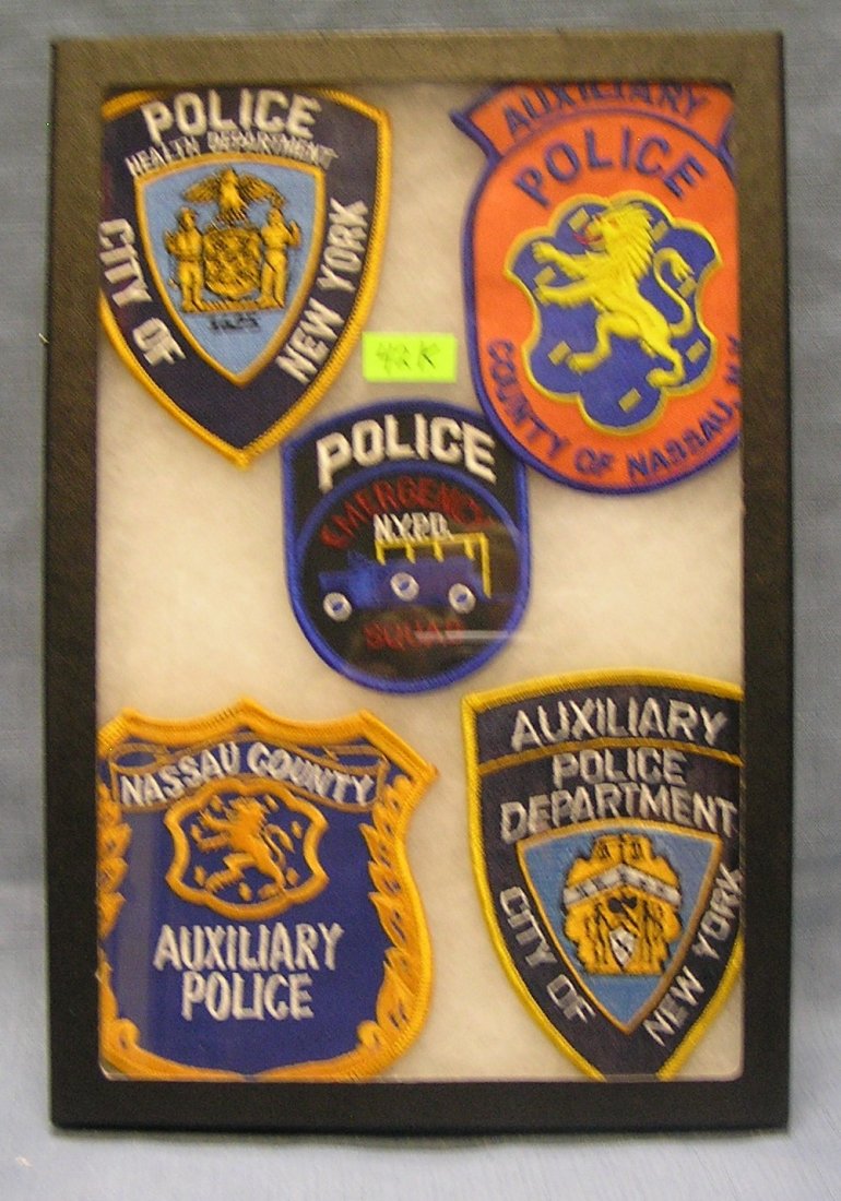 Group of vintage police patches: Group of vintage police patches est. value $65.00-$75.00