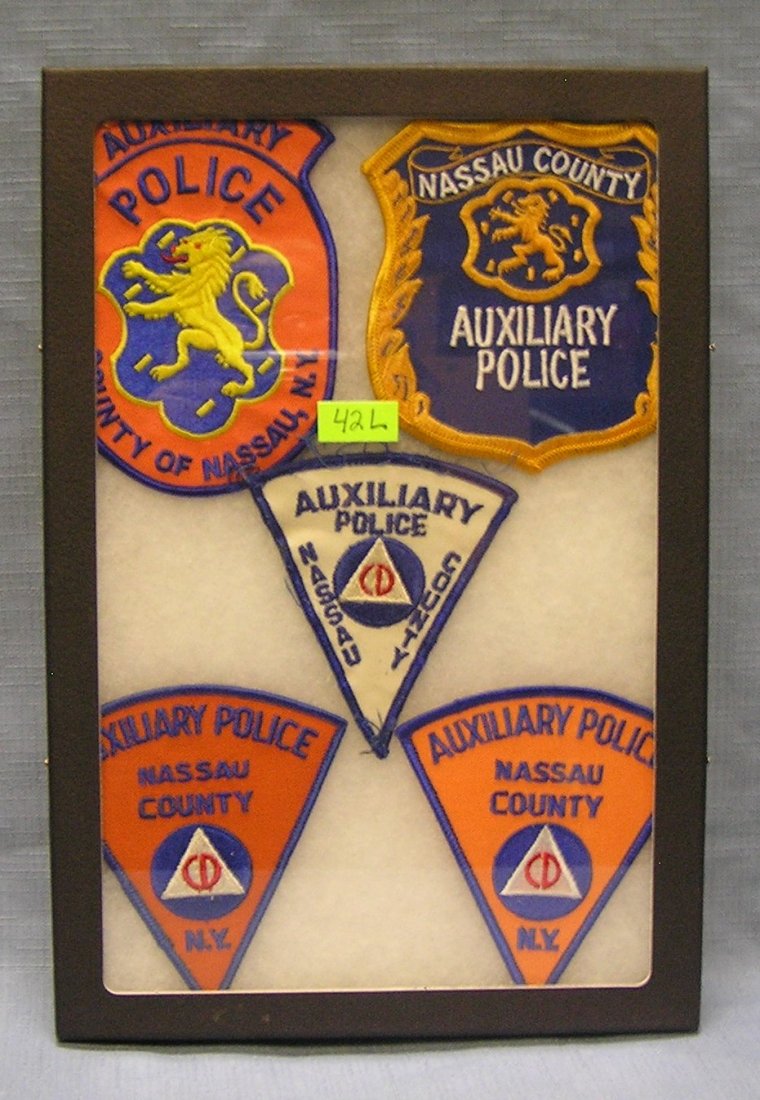 Group of vintage police patches: Group of vintage police patches est. value $65.00-$75.00
