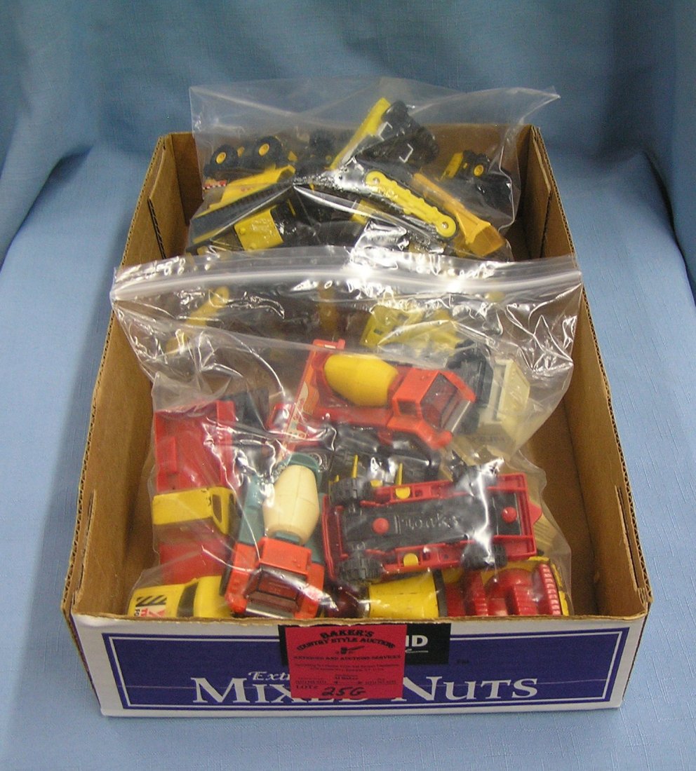 Box full of vintage Tonka Toys: Box full of vintage Tonka Toys est. value $50.00-$60.00