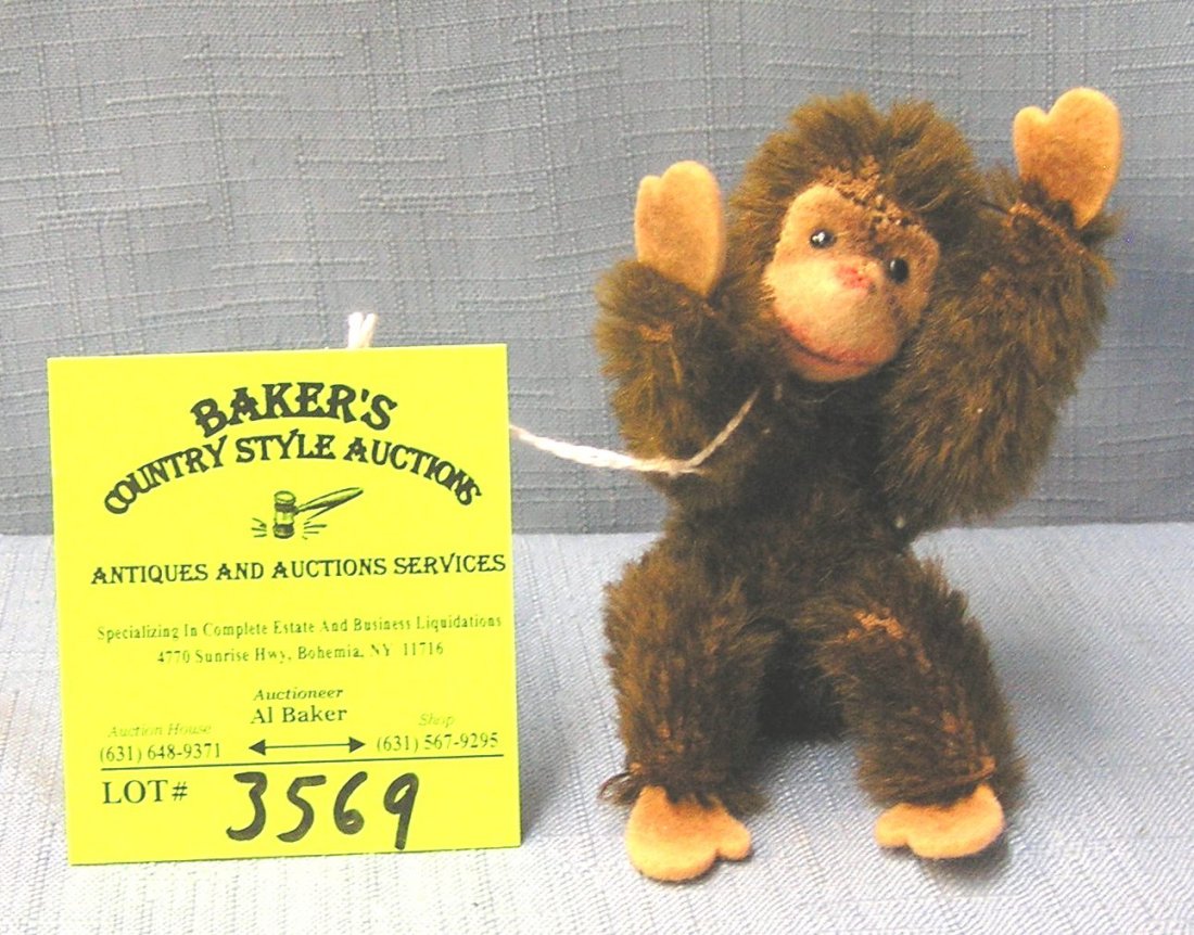 Early Steiff monkey figure made in Germany: Early Steiff monkey figure made in Germany circa 1930’s est. value $50.00-$75.00