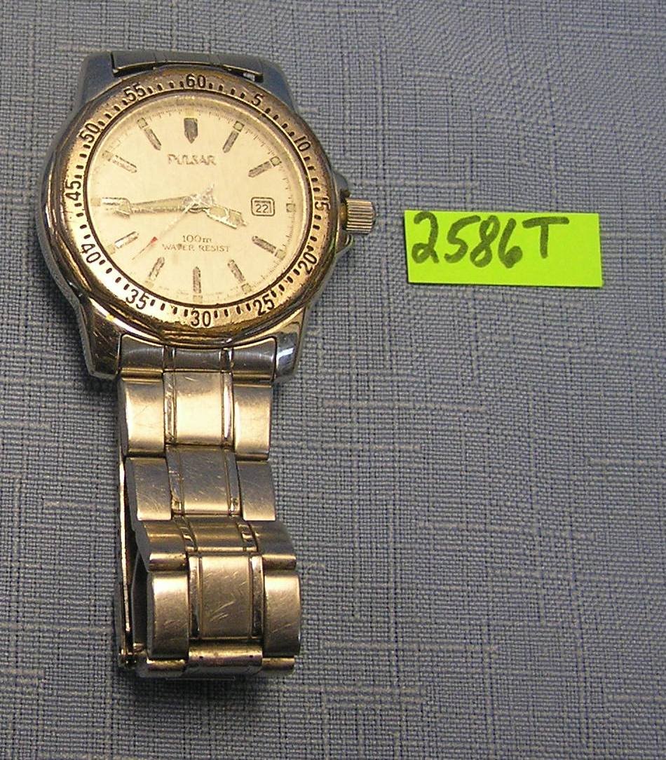 Pulsar water resistant gentleman's wrist watch: Vintage Pulsar water resistant gentleman's wrist watch est. value $80.00-$100.00