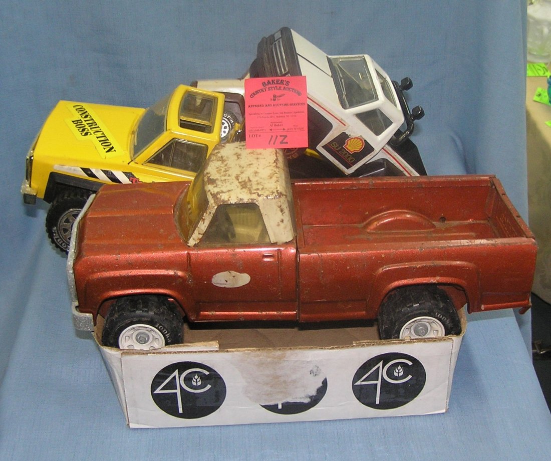 Box full of Tonka toy trucks: Box full of Tonka toy trucks est. value $50.00-$60.00