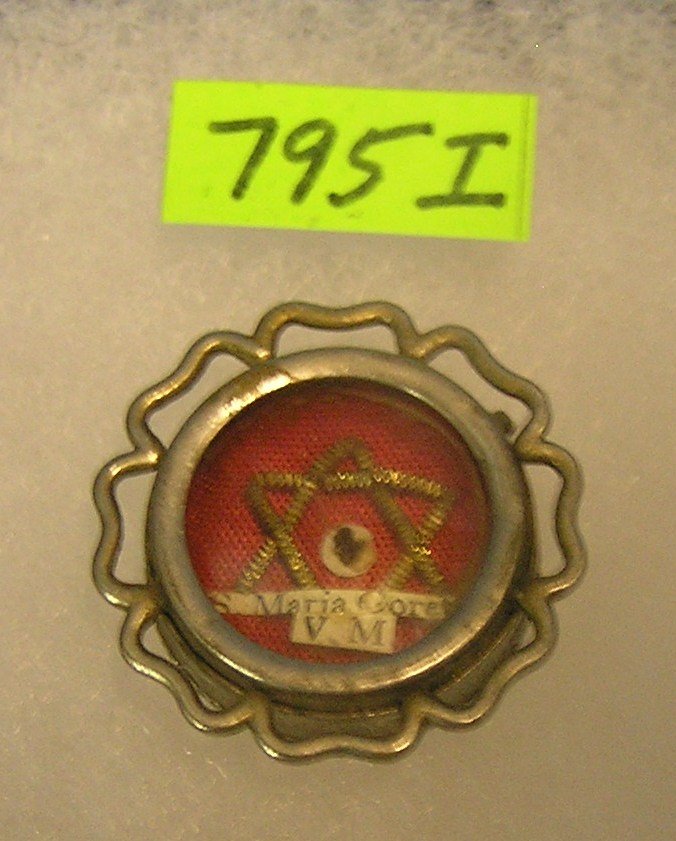 Early Judaica encased locket: Early Judaica encased locket $125.00-$150.00