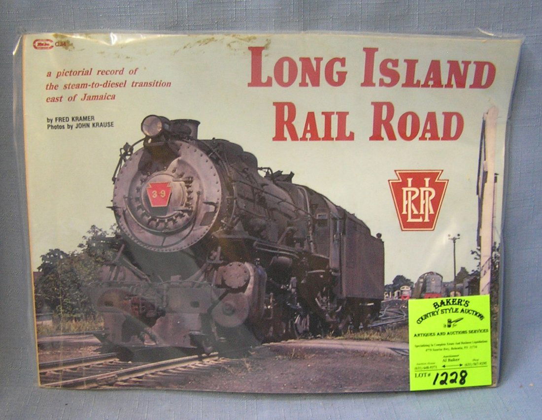 Vintage Long Island Rail road book by Fred Kramer: Vintage Long Island Rail road book by Fred Kramer est. value $50.00-$65.00