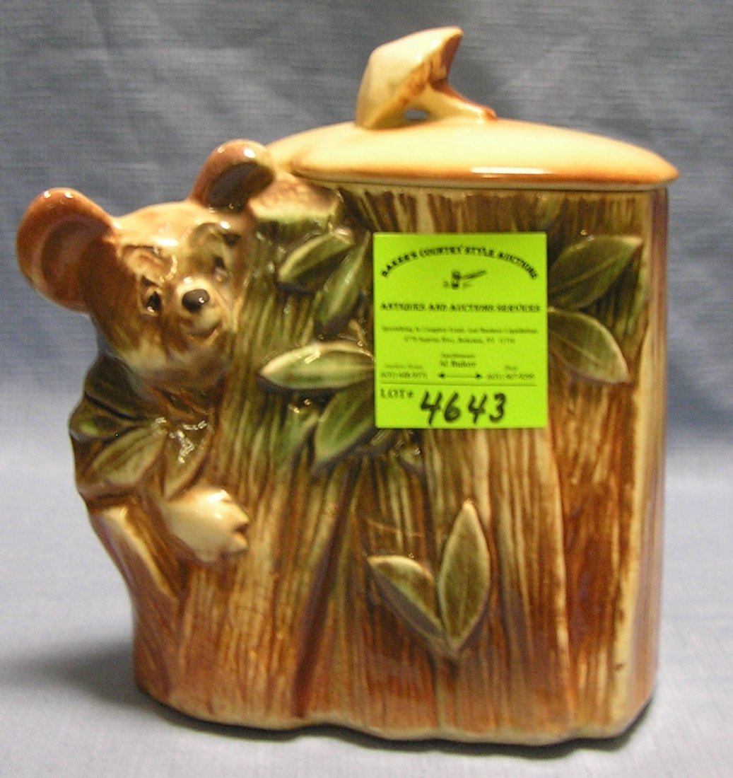 Vintage honey bear cookie jar by McCoy: Vintage honey bear cookie jar by McCoy $150.00-$200.00