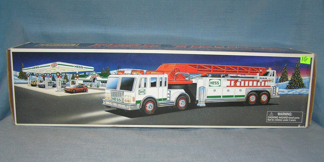Hess toy fire truck: Hess toy fire truck very good with original box est. value $40.00-$60.00