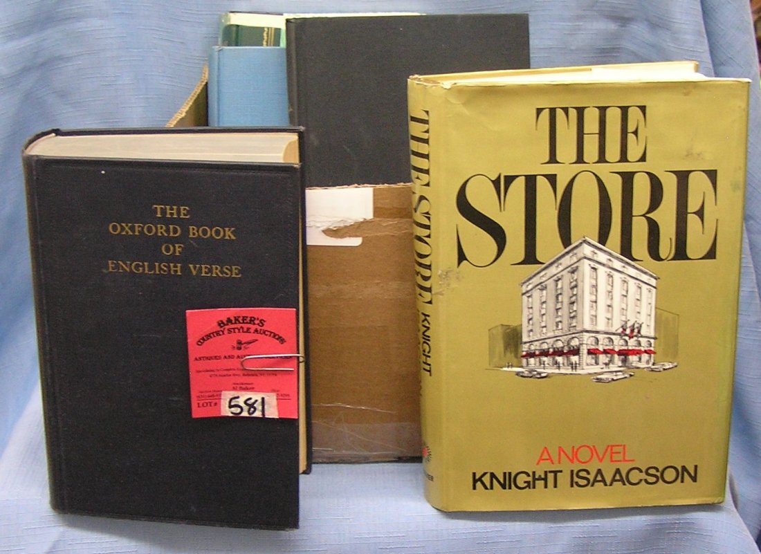 Box of vintage and antique books: Box of vintage and antique books est. value $40.00-$50.00
