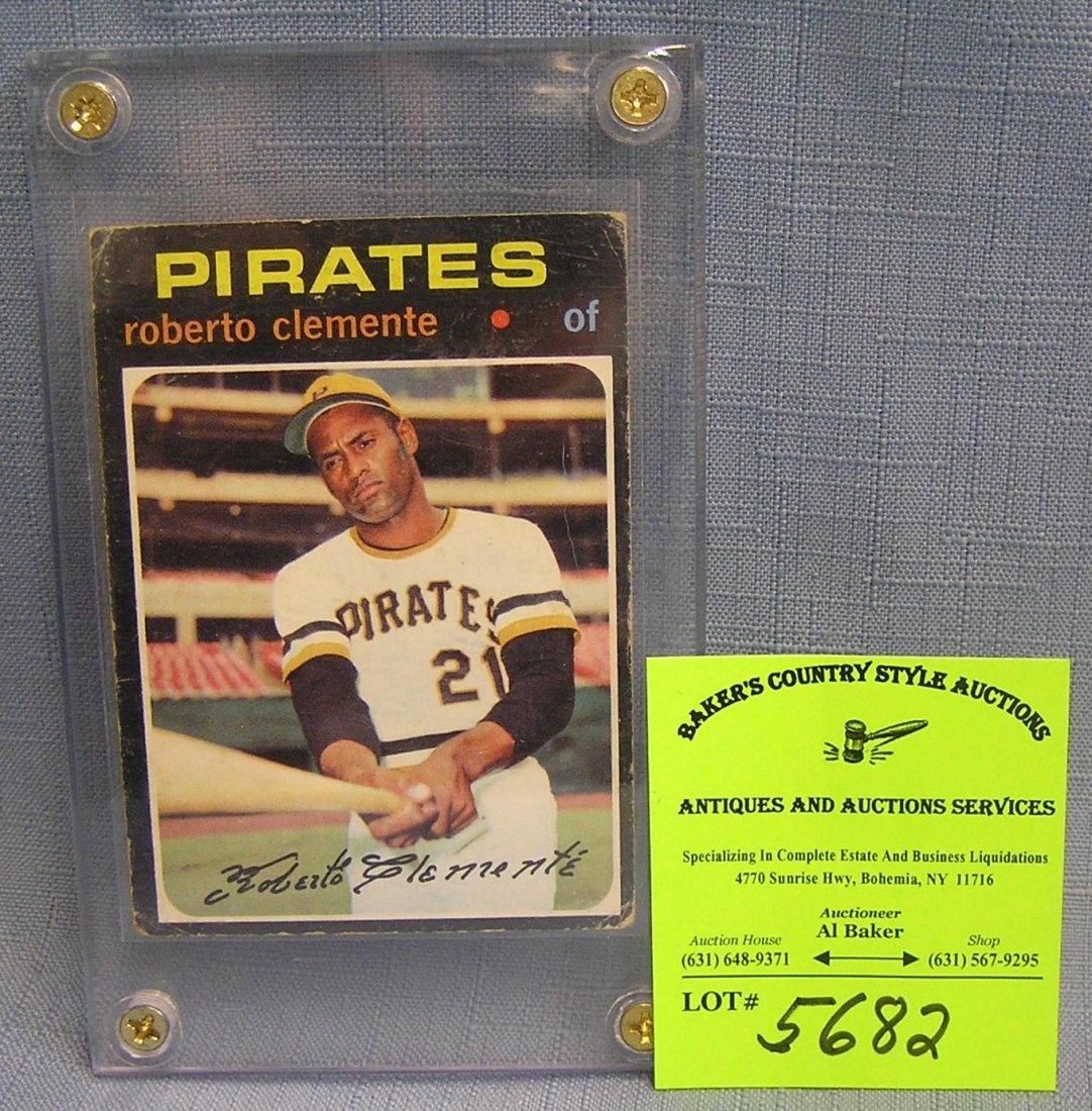 Vintage Roberto Clemente Baseball card: Vintage 1970 Roberto Clemente Baseball card $130.00-$150.00