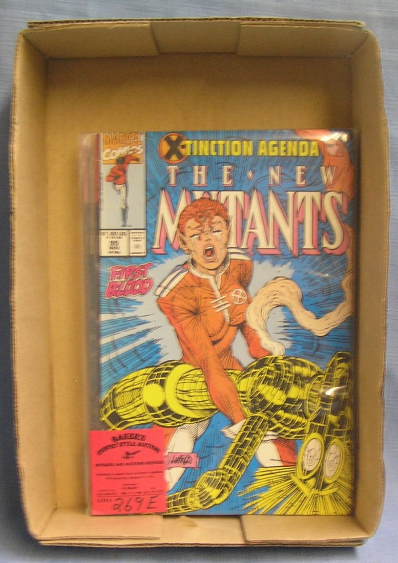 Group of vintage New Mutants comic books: Group of vintage New Mutants comic books mint old dealer store stock $35.00-$40.00