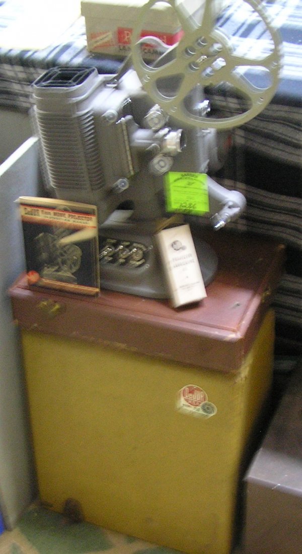 Early Dejur 8mm movie projector like new: Early Dejur 8mm movie projector like new est. value $150.00-$175.00