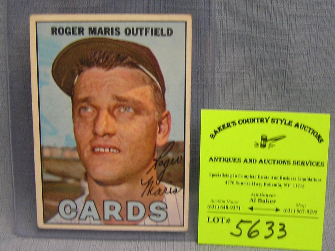 Vintage Roger Maris Baseball card: Vintage Roger Maris Baseball card $65.00-$75.00