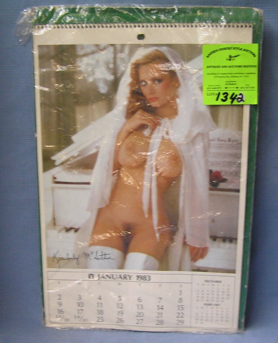Vintage Playboy calendar with mailing envelope: Vintage Playboy calendar with original mailing envelope est. value $25.00-$35.00