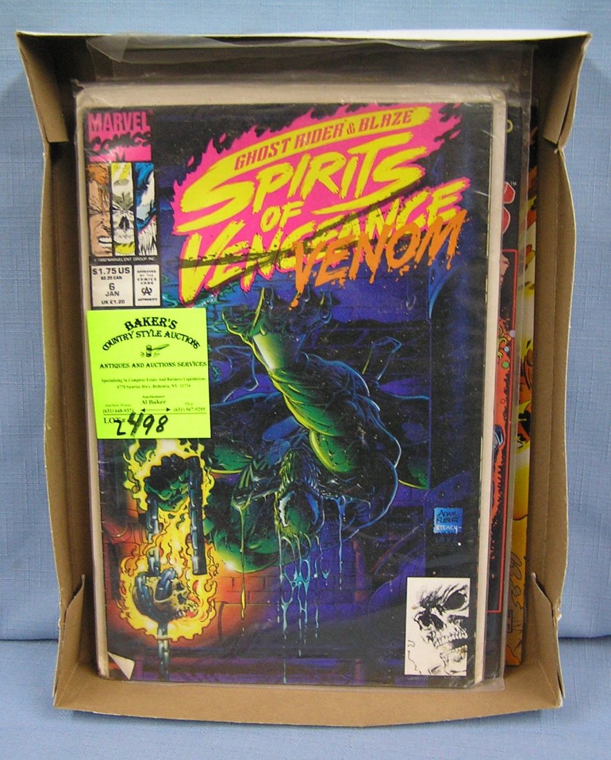 Collection of vintage Marvel comic books: Collection of vintage Marvel comic books featuring Spirit of Vengeance Venom, The New Warriors, Weapon X and more est. value $25.00-$30.00
