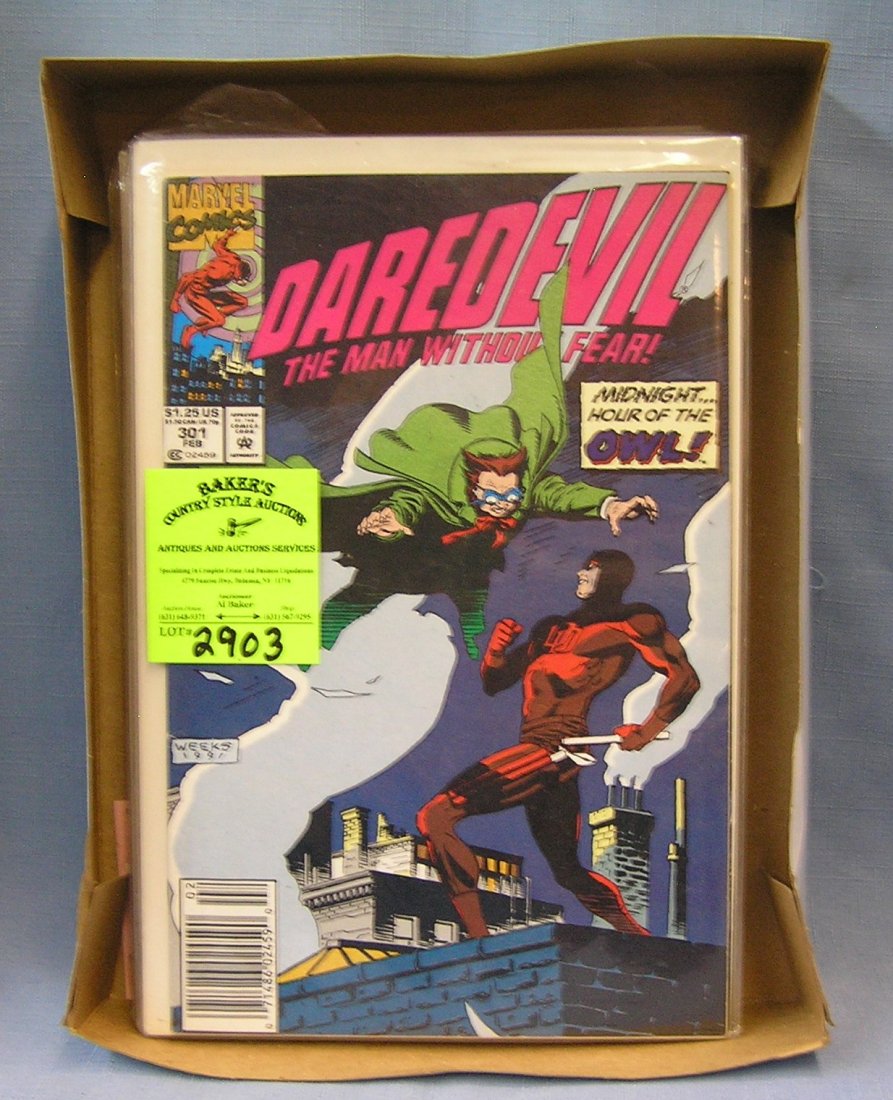 Collection of vintage Marvel comic books: Collection of vintage Marvel comic books featuring Daredevil, Blood Seed, Spider Woman, Hell Storm, Battle Tide and more est. value $25.00-$30.00