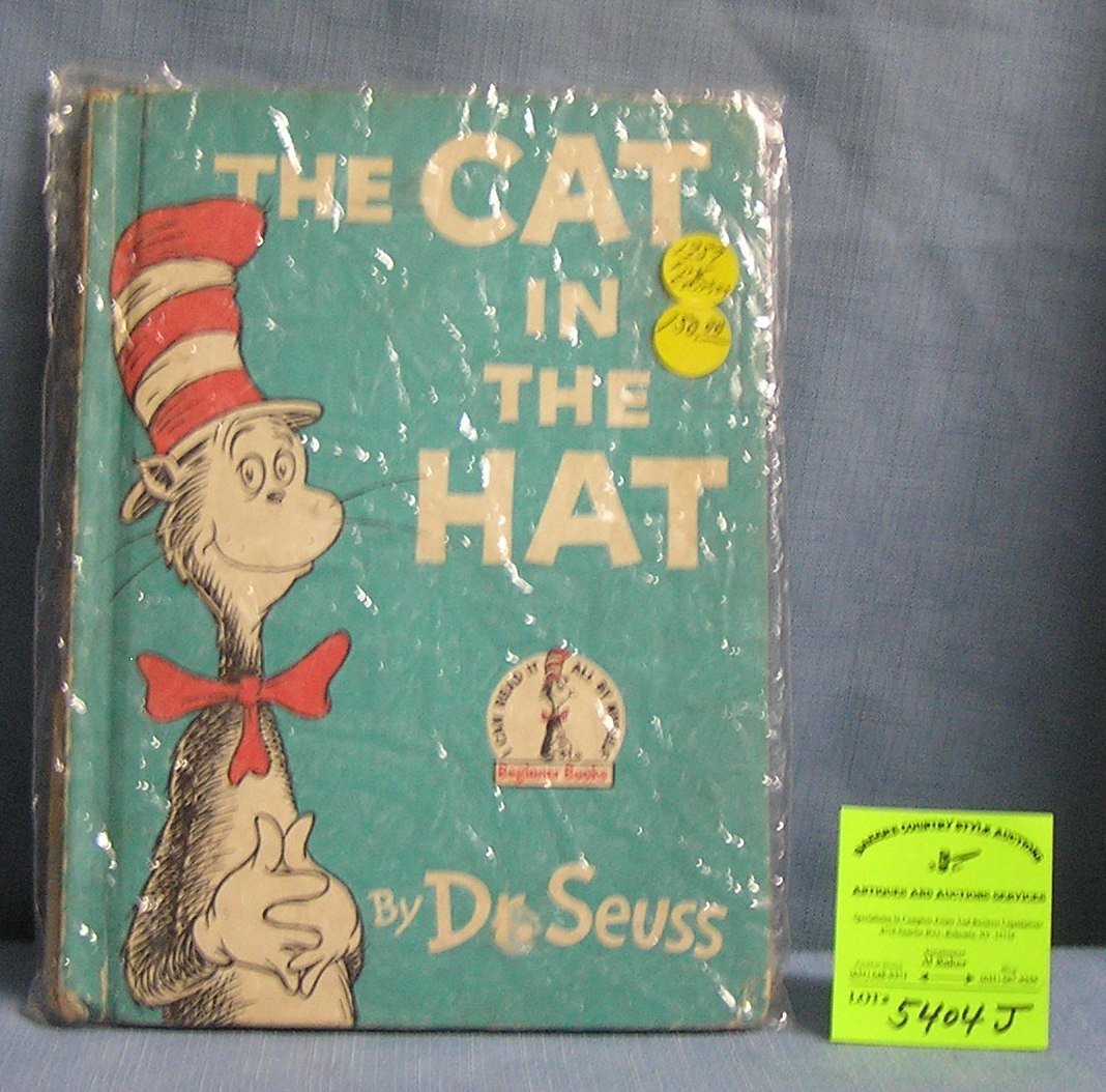 Early Dr. Suess Cat in the hat book first edition: Early Dr. Suess Cat in the hat book first edition dated 1957 scarce $125.00-$150.00