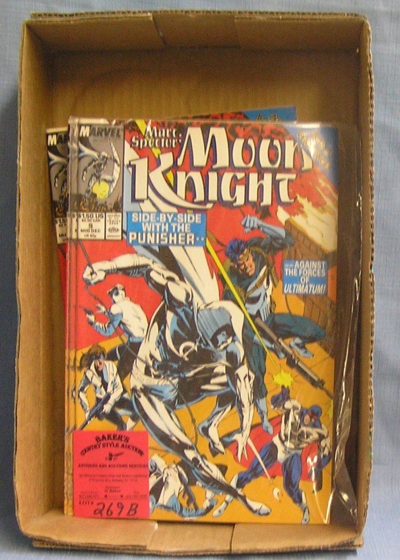 Group of vintage Marvel Moon Knight comic books: Group of vintage Marvel Moon Knight comic books mint old dealer store stock $35.00-$40.00