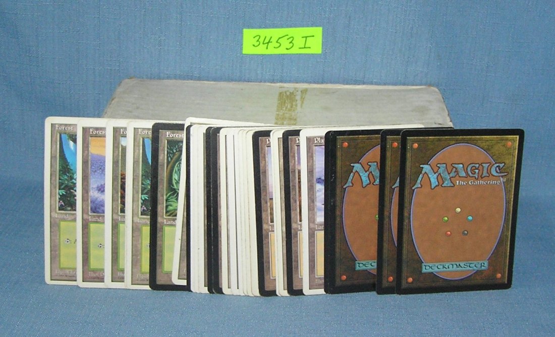 Vintage Magic the Gathering collector cards: Box full of vintage Magic the Gathering collector cards est. value $40.00-$45.00