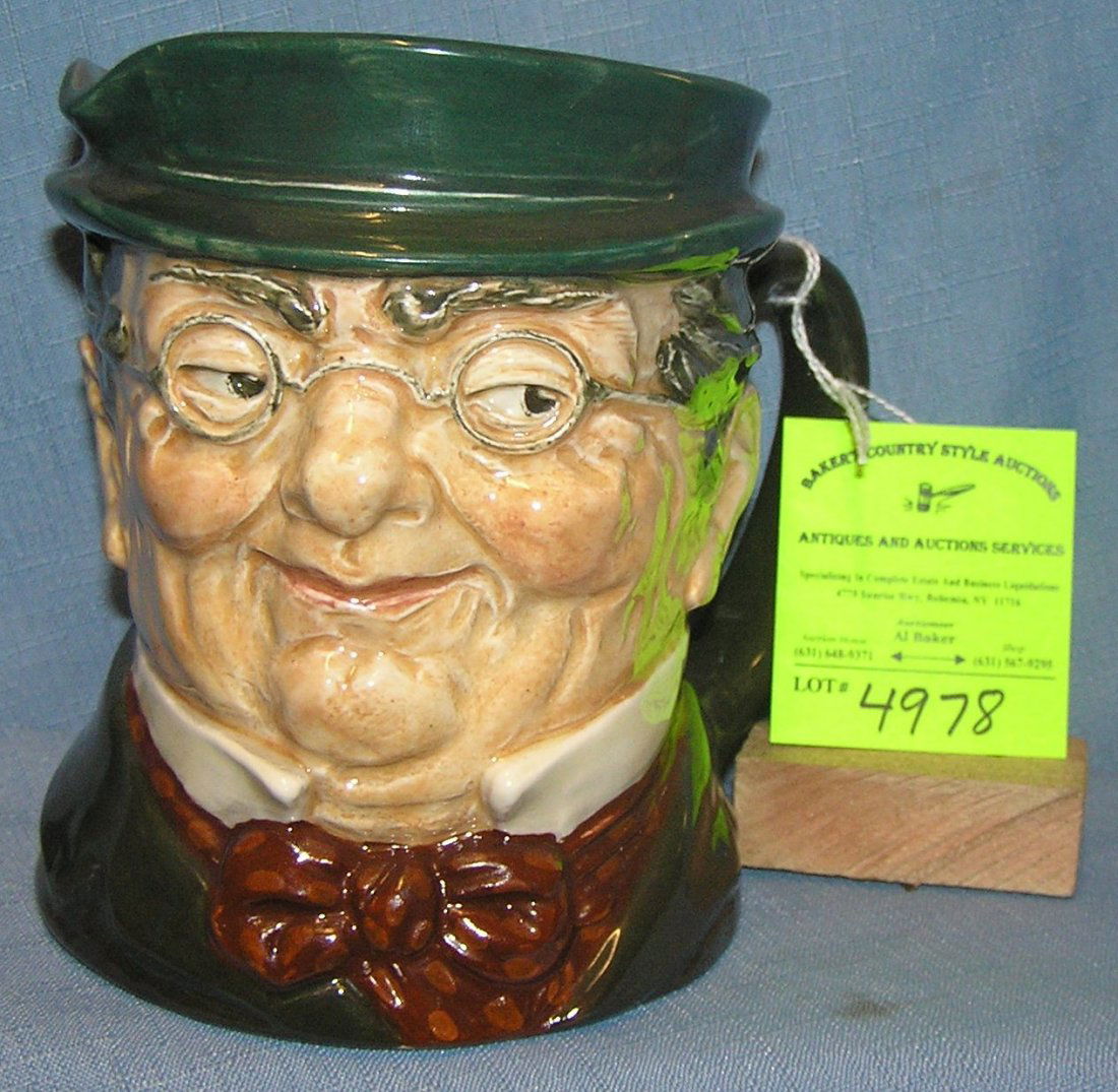 Large vintage Royal Dalton character Toby mug: Large vintage Royal Dalton character Toby mug $150.00-$200.00