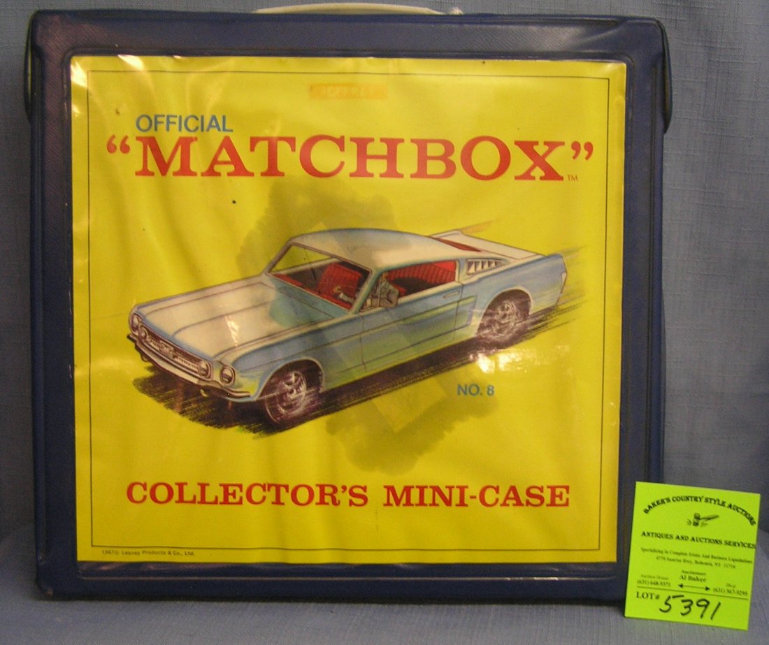 Vintage official Matchbox collectors display case: Vintage official Matchbox collectors display case $75.00-$100.00