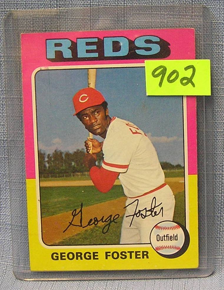 Vintage George Foster rookie baseball card: Vintage George Foster rookie baseball card $25.00-$30.00