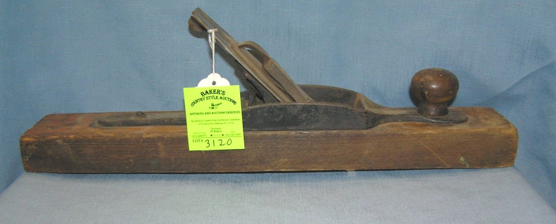 Antique wood worker’s plane by Stanley Tool Company: Antique wood worker’s plane by Stanley Tool Company est. value $50.00-$75.00