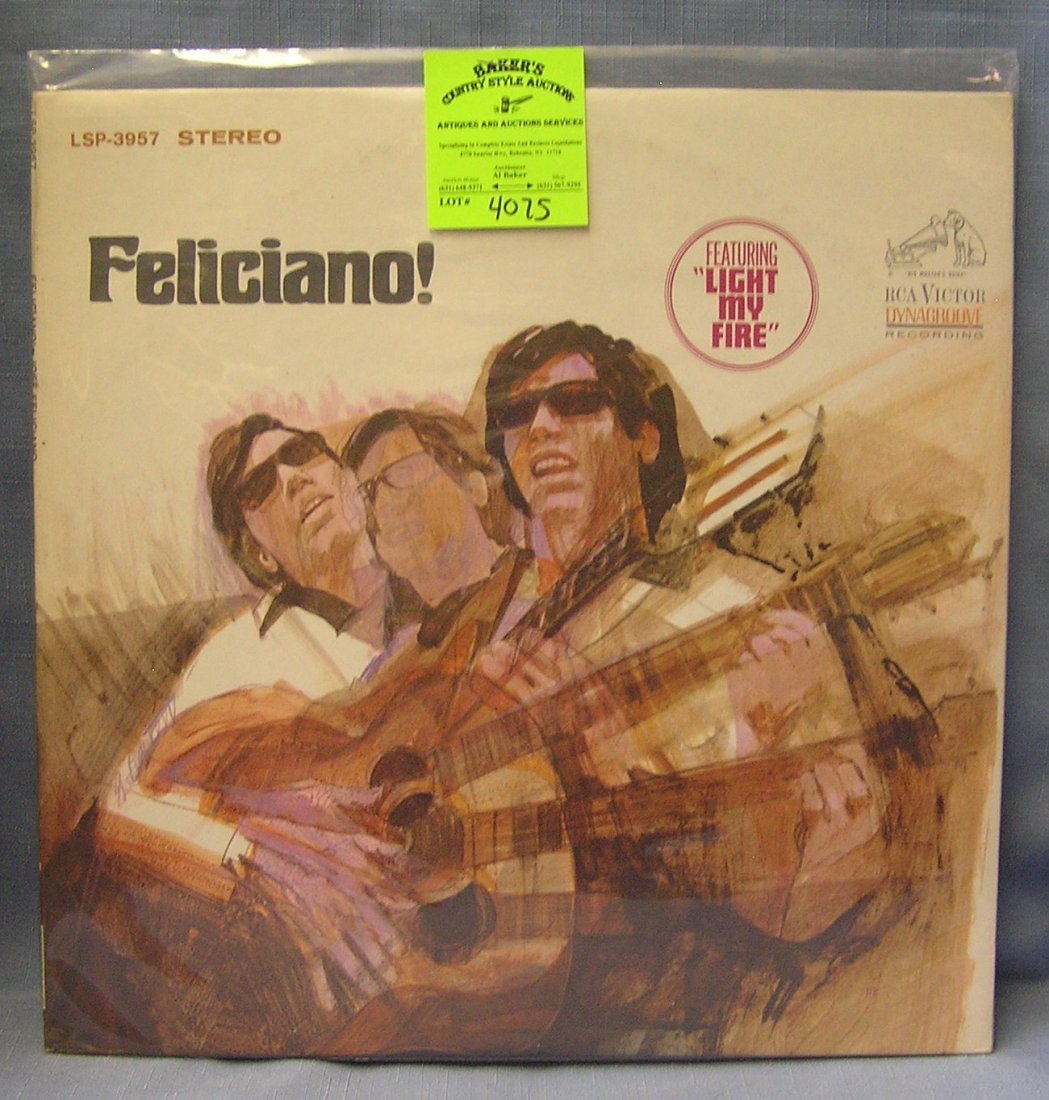 Vintage Jose Feliciano record album: Vintage Jose Feliciano record album mint condition est. value $15.00-$20.00