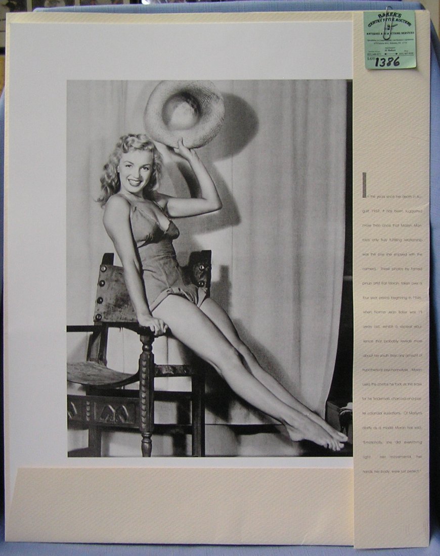 Playboy Marilyn Monroe special poster set: Vintage Playboy Marilyn Monroe special limited edition photo poster set est. value $150.00-$200.00