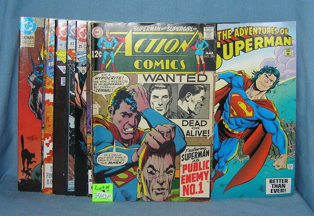 Vintage and modern Superman comic books: Group of vintage and modern Superman comic books est. value $40.00-$50.00