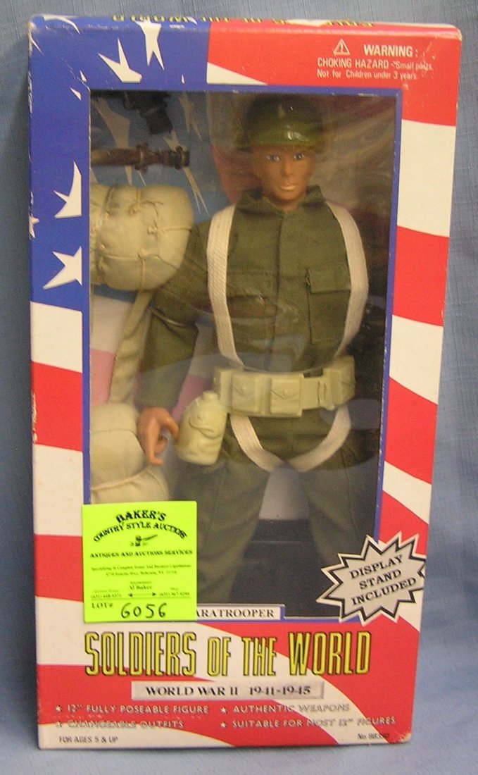 Soldiers of the World paratroopers action figure: Vintage Soldiers of the World paratroopers 12inch action figure mint in box $35.00-$40.00