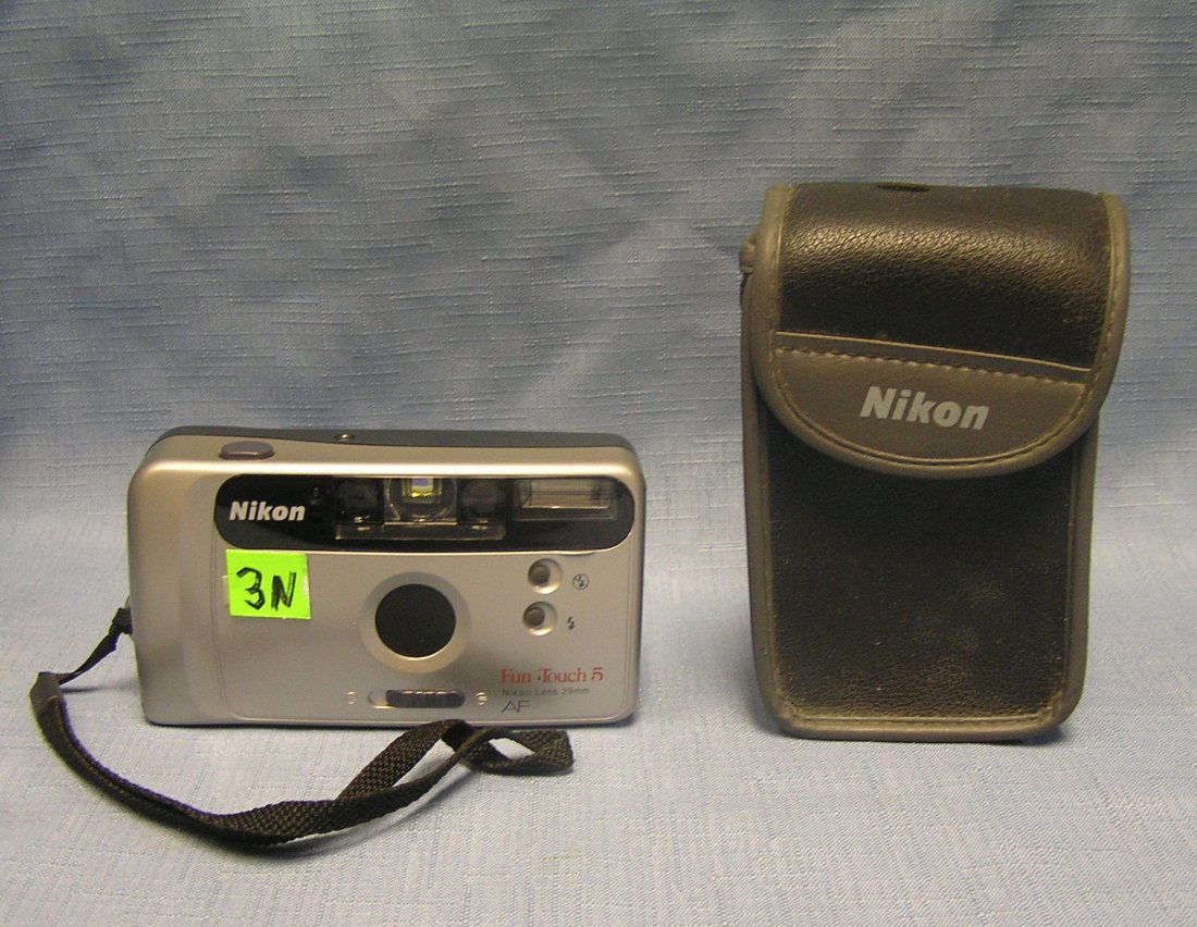 Nikon Funtouch 5 camera and case: Nikon Funtouch 5 camera and case est. value $30.00-$35.00
