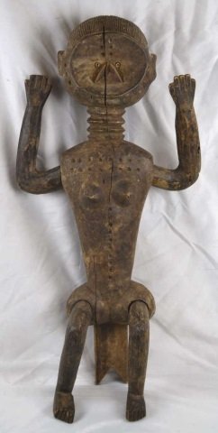 Antique African Wood Carving Antique African Wood: Antique African Wood Carving, Arms & legs are removeable.