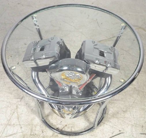 davidson motor glass top coffee table harley davidson motor glass top coffee table harley