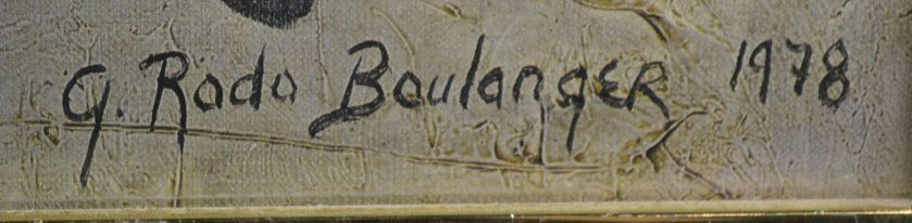 Framed Graciela Rodo Boulanger Print Framed Graciela: Framed Graciela Rodo Boulanger Print Framed Graciela Rodo Boulanger Print measuring approx. 27.75"x22.75. Bottom left corner of glass in frame has a small crack.