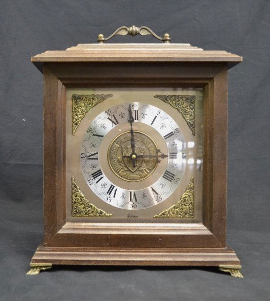 Vintage BULOVA Mantel Clock USC Center Plate Vintage