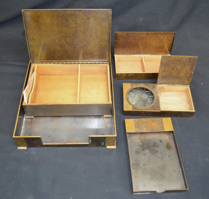 Vintage Silvercrest Bronze Executive Desk Set Vintage: Vintage Silvercrest Bronze Executive Desk Set Vintage Silvercrest genuine Bronze Executive Desk Set.