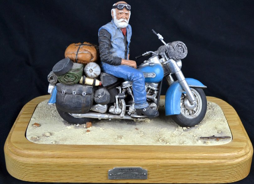 1994 Harley Davidson "Old Soldier" #566/1500 1994: 1994 Harley Davidson "Old Soldier" #566/1500 1994 Harley Davidson "Old Soldier" #566/1500