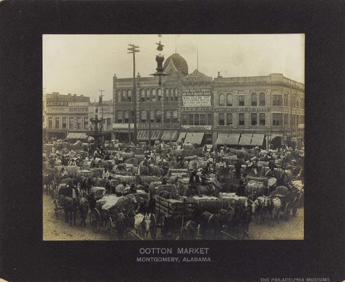 BLACKS SELLING COTTON IN MONTGOMERY, ALABAMA (1 of 2)