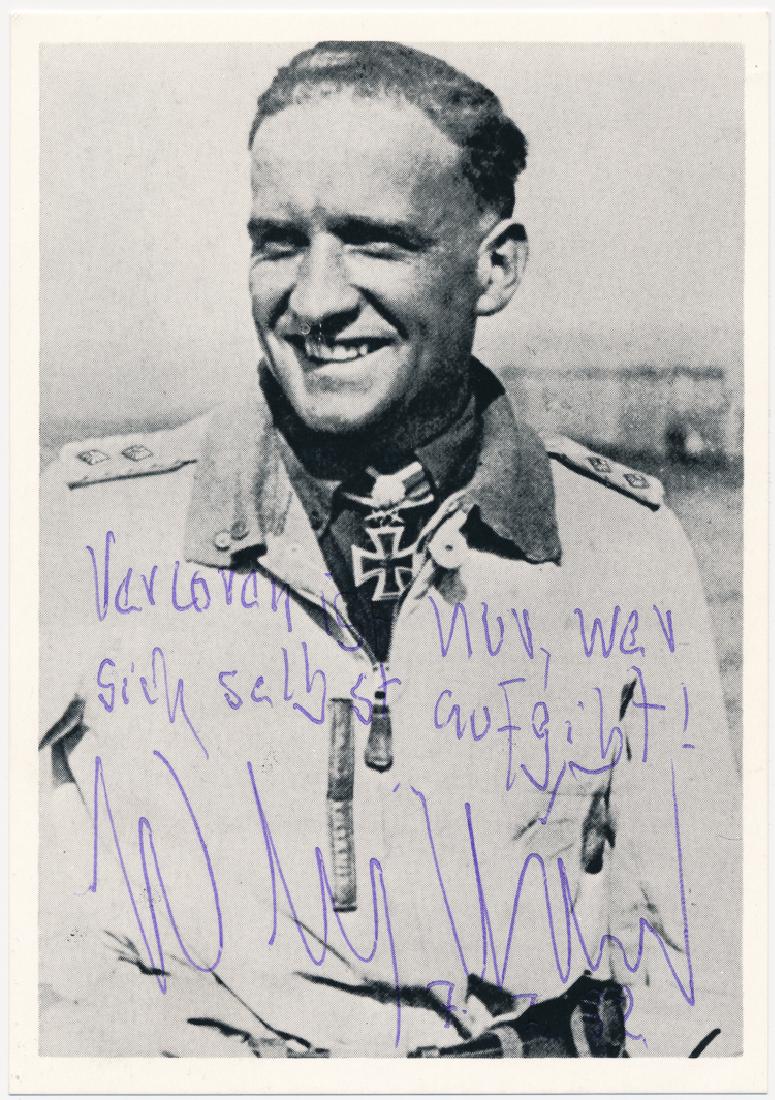 HANS-ULRICH RUDEL: HANS-ULRICH RUDEL (1916-1982) Stuka dive-bomber pilot during World War II, The most highly decorated German serviceman of the war. Rudel was the only person to be awarded the Knight's Cross with Golde