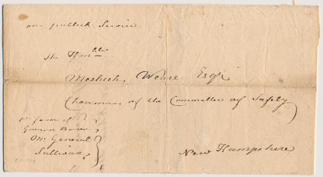 JOHN SULLIVAN: JOHN SULLIVAN (1740 - 1795) American Revolution major general captured at Long Island and exchanged, he later wintered at Valley Forge, and was abandoned by D'Estaing to face the British at Newport. M